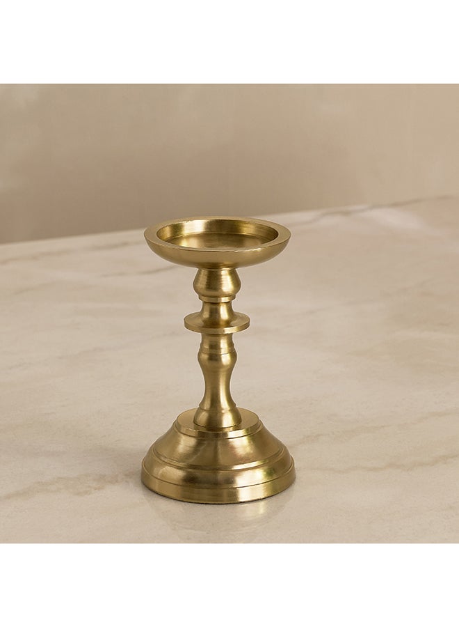 Home Box حامل شموع عمودي زخرفي ذهبي للمنزل - Image 2